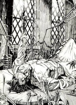 aquilaofarkham:  Victor Frankenstein & The Creature by Ayami