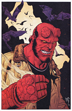 towritecomicsonherarms:  Hellboy 
