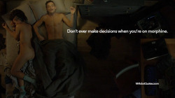 mrrobotquotes:  “Don’t ever make decisions when you’re