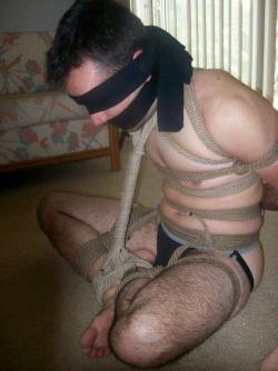 loverofmalebondage:Plenty of rope. I like rope. I love rope too