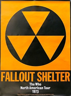 psychedelicway:  The Who’s 1973 North American “Fallout Shelter”