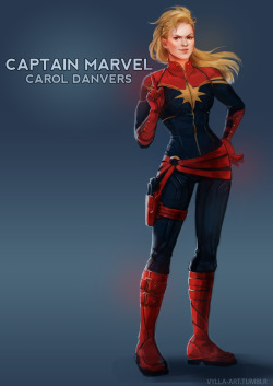 vylla-art:  Carol Danvers: Captain Marvel - 15/46 