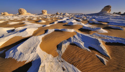 euph0r14:  landscape | white desert | by Dionys_Moser | http://ift.tt/1ZgXkM5