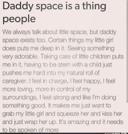 daddys-lil-sunshine:DADDY SPACE!!! It’s just as important as
