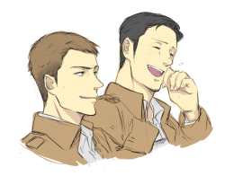 miyajimamizy:  Forgot about this. Older!Jean and Marco, if neither