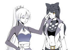 akunohomu:   Weiss:You are not allowed to leave me!Blake:OK…volume4