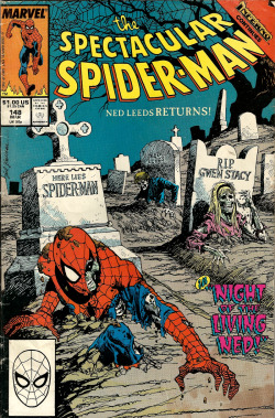 The Spectacular Spider-Man No.148, Cover art by Sal Buscema (Marvel