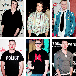 ultronned:chris evans alphabet | o | outfits“I’ve never