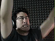 dean-sighed-loudly:  Markiplier dancing through random encounters in Off Part 2 - Rivers of Meat (x)