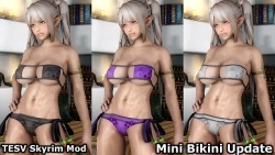   Mini Bikini Mod Update (7BO)ミニビキニmodをプチアップデートしました。Bikiniを一着追加しました。