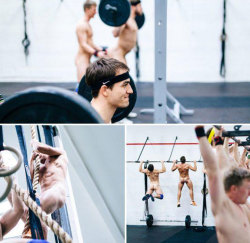 maleinstructor:  One cross-fit class in Denmark throws back to