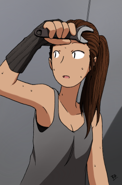 the100art:  Raven Reyes Princess Mechanic-Request by bellarkes-baby