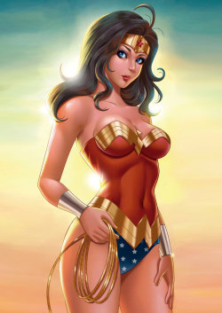 superheropornpics:  The comic book version of Wonder Woman and