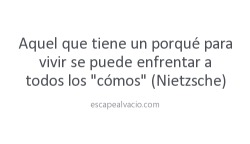 Escape al vací­o