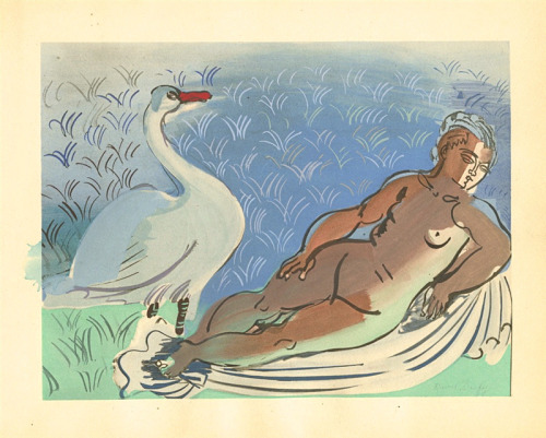 Raoul Dufy. Leda and the Swan. 1929.