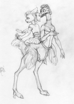 Just a sketch thingy … I wanted to draw Cailey riding