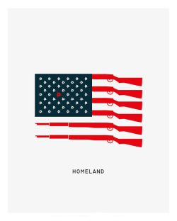 unitedposters:  “Homeland” poster by Sr. Bermudez 