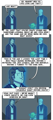 yamino:  starkexpos:  dorkly:   The True Power of Force Ghosts