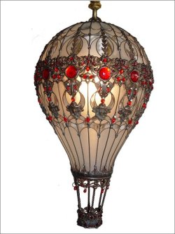 steampunktendencies:  Baroque Hot Air Baloon Light Bulbs Facebook