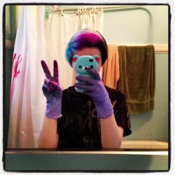 Dying my hurr today.
