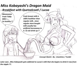 jmantime:  Miss Kobayashi’s Dragon Maid - Breakfast time with