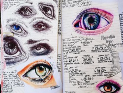 assified:  notebook entry: eye page. for more of my journal entries