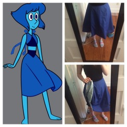 Finished lapis’s dress today!
