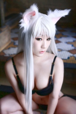 cosplayeverywhere:  NekoMonogatari (猫物語) ~ Black Hanekawa