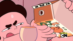 Of course Steven would only drink officially-licensed Crying