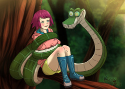 hirotostar-hypnoart:  Kaa and Sonia Strumm from Megaman