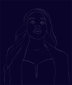 jackballs:  Finished my portrait of Azealia! You can see the