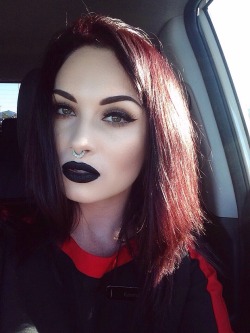 kennakittymeow:  My Black Velvet lipstick is my favorite.