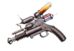 retrosci-fi:  “"This raygun can penetrate up to 3 sheets