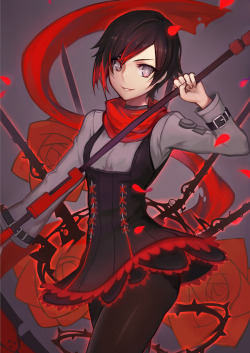 thetangles:   artist | rwby roses | blog  Encourage artists by