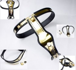 mychastitydevice:  Stainless steel female chastity belt, how