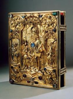 The Vienna Coronation Gospels represent one of the most beautiful