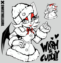chaos-blast: Warm and Cuddly by SweetHellgirl  x Rouge is prepared