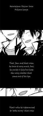 Read more: Izaya’s voice part 1  Izaya’s voice part