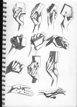 anna-cattish:  Grab 20 pages sketchbook of Hands Drawings on