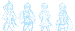 A sketch of this week’s RWBY Pic of the Week. I originally
