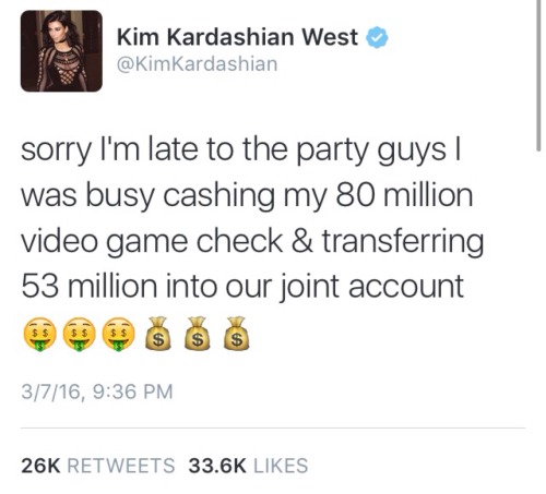 westshouse:  Never try to come for Kim Kardashian West  Oooh shit’s gettin’ real yo! Don’t mess with the queen.