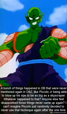 dbz-confessions:  “A bunch of things happened in DB that