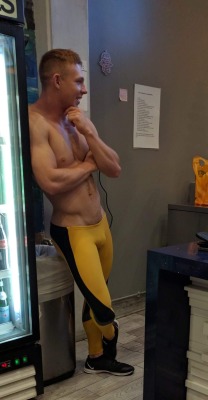 tightgearguys:  Spotted in the wilds of West Hollywood. 