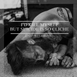 mericancandy:  Letlive. 27 Club not my photo, just my edit 