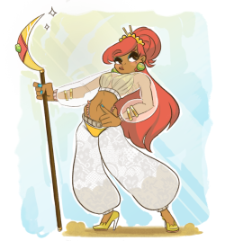 toegetic:a spicy gerudo design I did over the summer