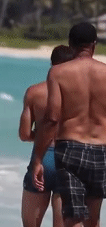 bromancebooty:  Steph Curry - thighs & ass on the beach 🌞🍑
