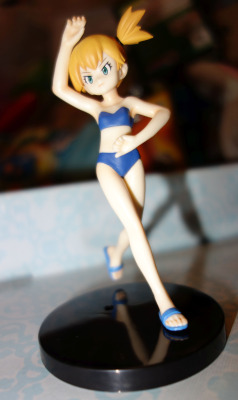 pokescans:  HG Bandai Misty/Kasumi figure, based off of her original