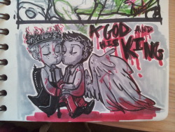 Another King of Hell!Dean and Godstiel. Halp.
