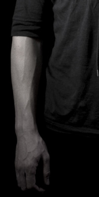 cumberbuddy:  I’m not sure why but guy’s arm veins are bloody