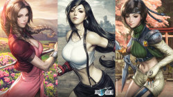 FF7 wallpaper by Artgerm 